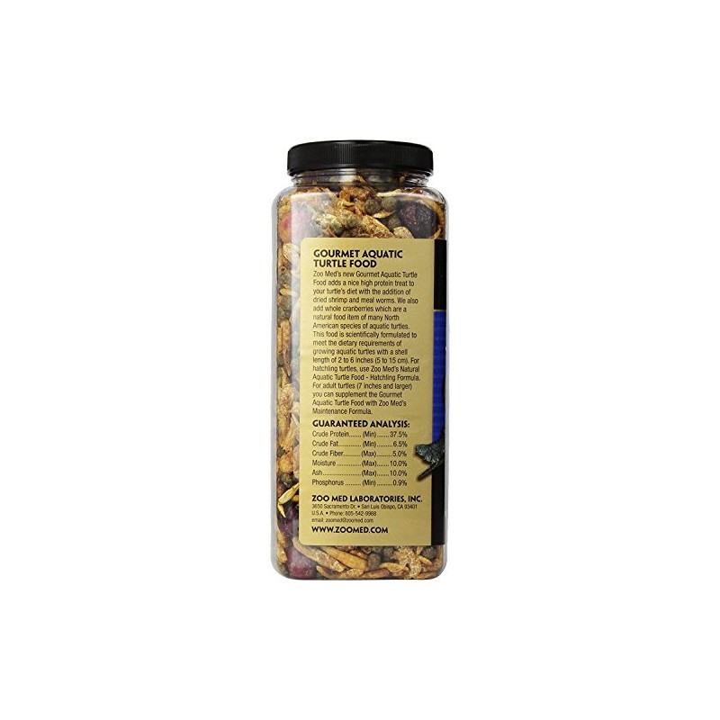 Zoo Med Gourmet Aquatic Turtle Food 11 oz.