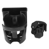 Universal Stroller Cup Holder with Phone Slot, Multifunctional Adjustable Angled