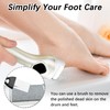 Foot File Replacement Roller Heads Compatible with Scholl/Pedi, Refill Heads