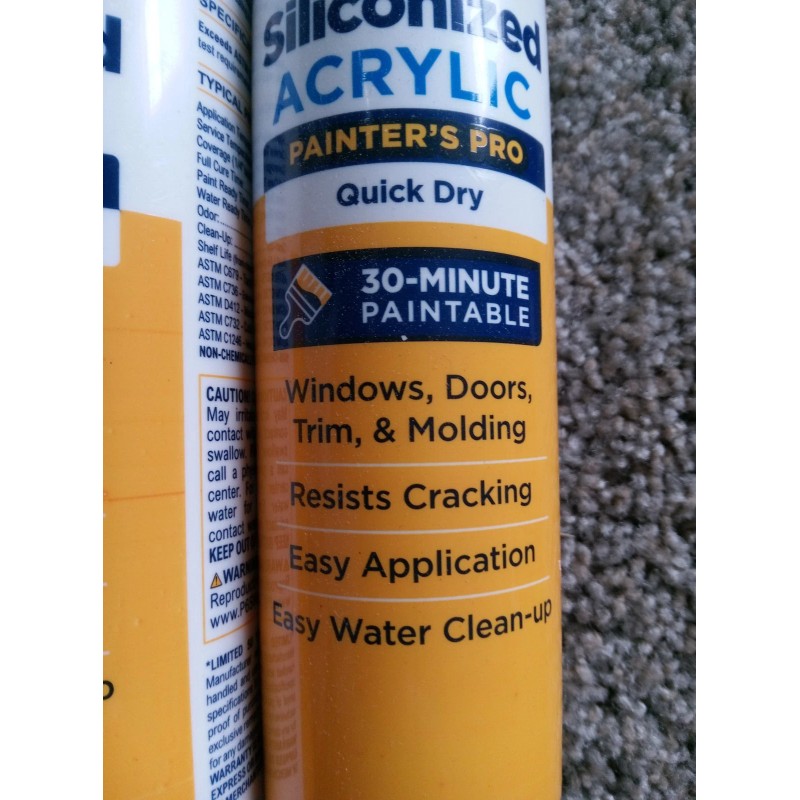 GE 2 GE Siliconized Acrylic Painters Pro Quick Dry Sealant