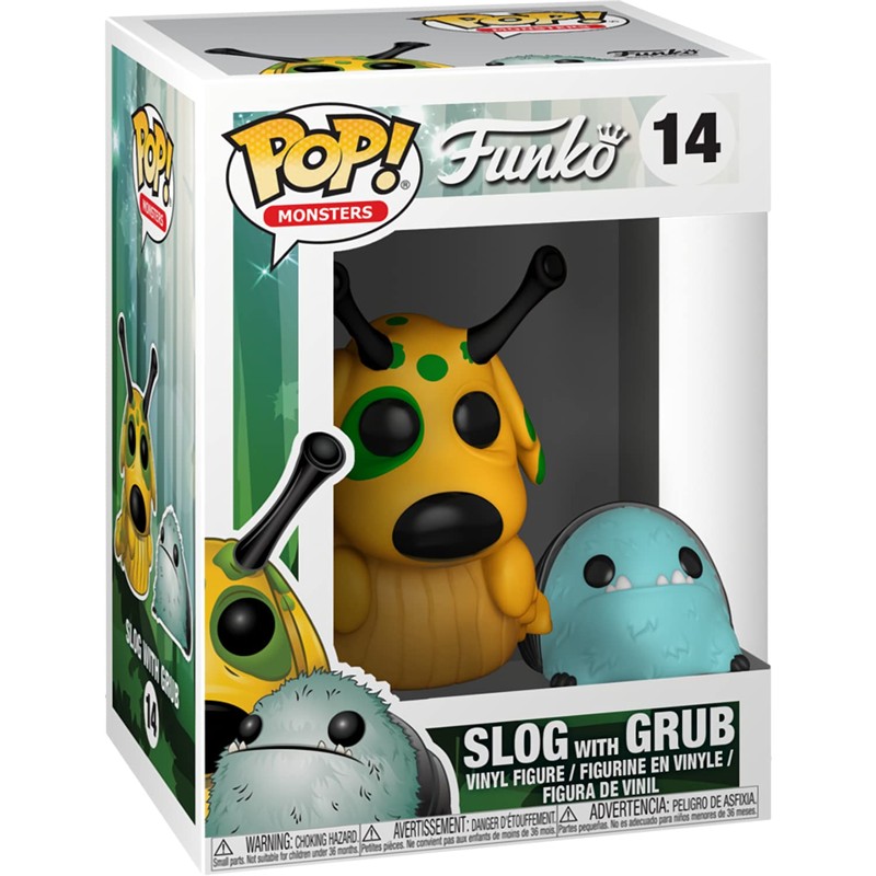Slog with Grub: Fun ko P o p ! Monsters Vinyl Figurine Bundle with