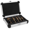 5pcs High Speed Steel Cone Step Drill Bit Metal Hole