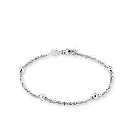Amor 2016476 Women's Bracelet 925 Sterling Silver 19 cm in Jewellery Gift Box, Sterling Silver, No Gemstone
