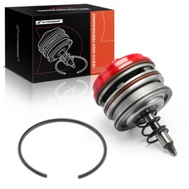 A-Premium High Performance Corvette Servo Piston Assembly with Cover & Snap Ring Compatible with GM 1982-2014 4L60E 700R4 4L65E 4L70E Transmissions, Red Cover, Replace# CY0025