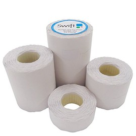 26 x 16mm CT12 Swift Price Gun Labels White 10 Rolls (12,000 Labels)