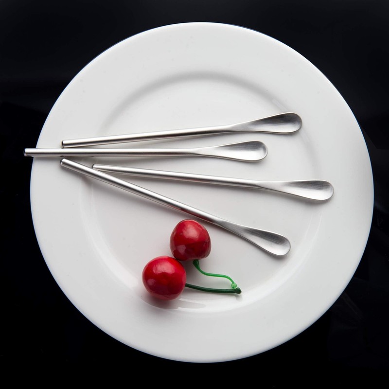 IMEEA Stainless Steel Long Spoon Stirring Stick Coffee Spoon Tea