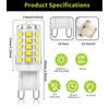 Joutameili 6 Pack G9 LED Bulb 4W Equivalent 40 Watt,