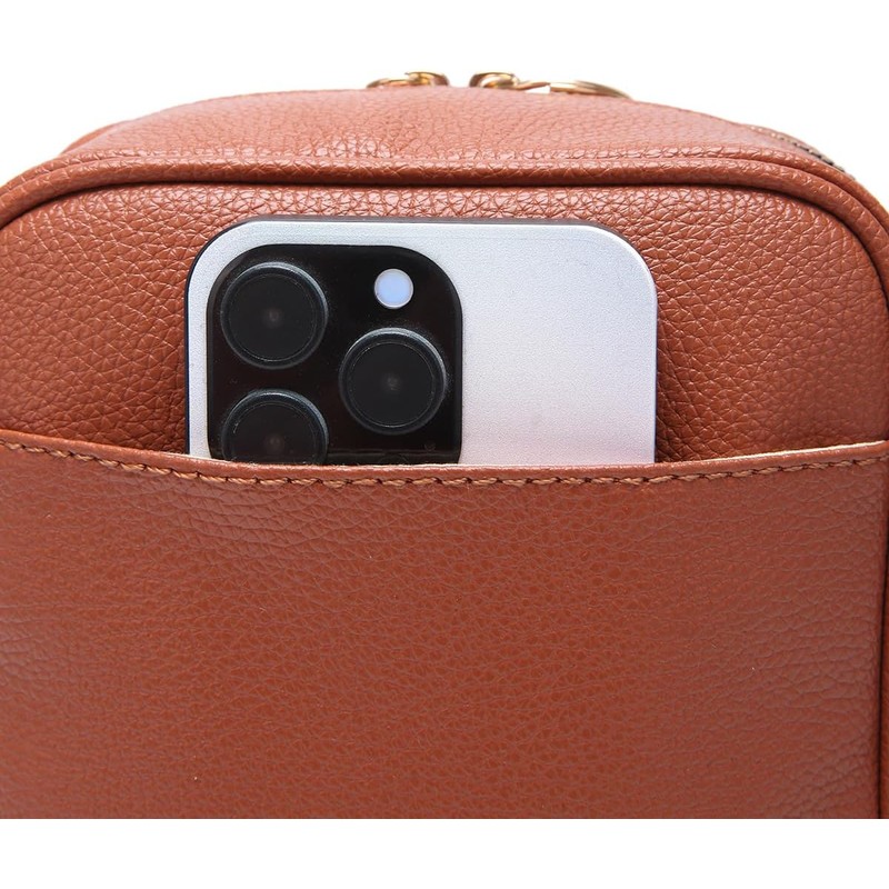 Crossbody Bag for Women – Premium Leather, Anti-Theft Zipper, Lightweight