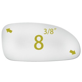 BOOLEE Mirror Glass Replacement fit for 2000 2001 2002 2003 2004 2005 Buick Lesabre Passenger Right Side RH With Adhesives