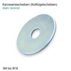 Galvanised Steel Body Washers – Mudguard Washers – Washers (Size:
