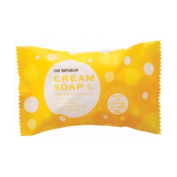 Pax Naturon Cream Soap, Lemongrass 3.5 oz (100 g)
