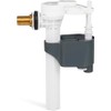 Toilet Cistern Fill Valve, Inlet Valve, Side Supply 1/2" Brass