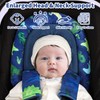 Baby Car Seat Head Support with Extra Headrest, 2-in-1 Babybody