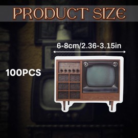 Tabanzhe Vintage Stickers-100PCS Retro Aesthetic Stickers Waterproof Decals Scrapbook Stickers for Water Bottle Laptop Phone Skateboard Luggage Scrapbooking Decor Gifts for Teens Girls Kids