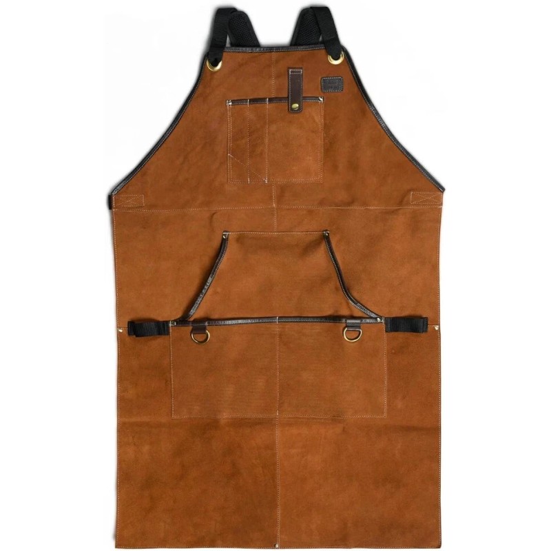 LEATHER VILLAGE Work Apron - Heavy Duty Woodworking for M