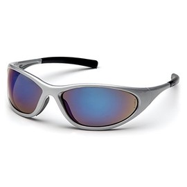 Pyramex Zone Ii Safety Eyewear, Gray Lens With Silver Frame