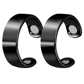 Drenaje linfático, 2 unidades de anillo magnético terapéutico de drenaje linfático, anillo magnético de terapia Apolloostory, anillo magnético adelgazante para pérdida de peso para hombres y mujeres