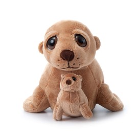 The Petting Zoo Mom and Baby Sea Lion Stuffed Animal, Gifts for Kids, Pocketz Ocean Animals, Sea Lion Plush Toy 14 inches