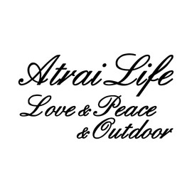 [KAIMIRU STORE] Daihatsu Atley Atrai Mini Car Outdoor Emblem Cut Letter Sticker Large Size 10.6 x 5.9 inches (27 x 15 cm) (k_043_black_atrai)