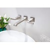 SITGES Bathroom Wall Faucet, Heavy Duty, Brass Constructed Wall Mount