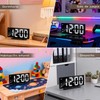 Despertador digital LED Meeyoga 4096 – hora 12/24, temperatura y