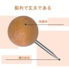 YOUOWO 100 Wooden Thumb Tacks Round Head Push Pins Map