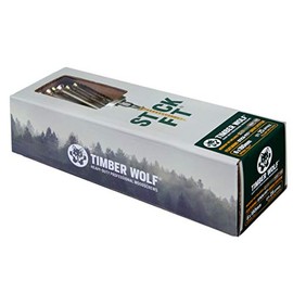 Timber Wolf TW60180 Woodscrews - 6.0 x 180mm - Box of 25, Zinc & Yellow (Gold)