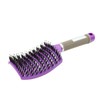 Boar Bristle Nylon Hairbrush, Curved & Vented Detangle Hair Brush,