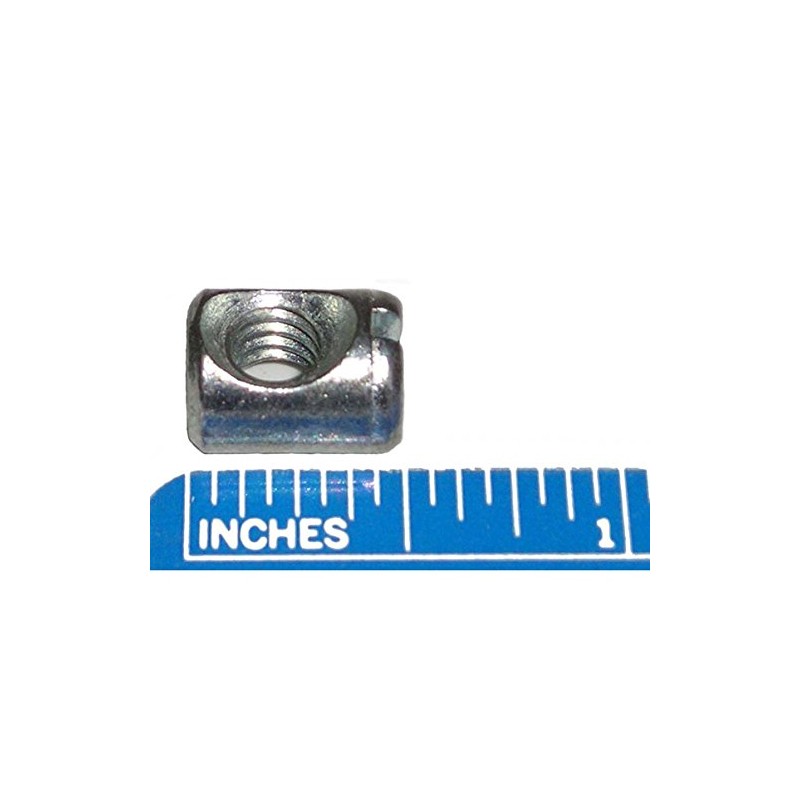 1/4"-20 Thread Cross Dowel Barrel Nuts (10 Pack), 1/2" High