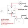 Aiqeer 4 Pin Car Relay, 24V 40A SPST Automotive Relay