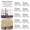 50pcs Electric Fence Insulators Pulse Electric Fence Terminal Rod Insulators