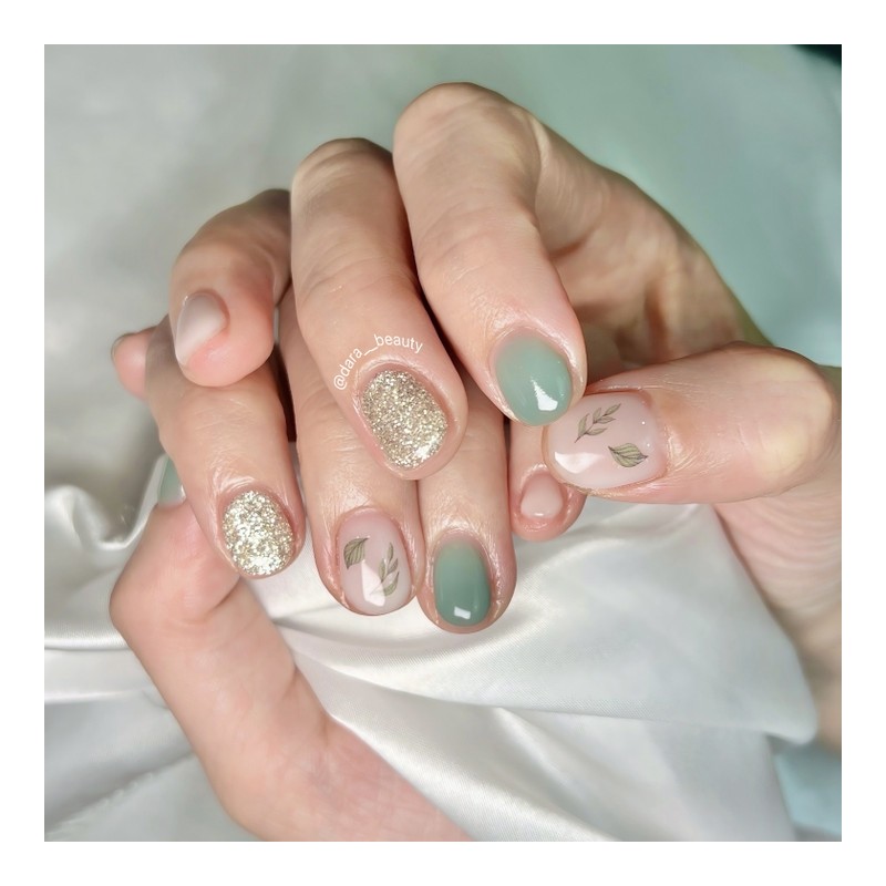 Dara Beauty July 2025 Art of the MonthLeaf Nail❣ -