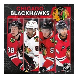TURNER SPORTS Chicago Blackhawks 2025 Mini Wall Calendar (25998040584)