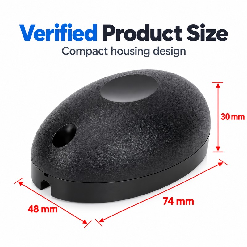 Single-Beam Infrared Sensor for Gates & Doors – Anti-Glare Outdoor