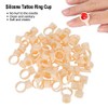 Pack of 100 Disposable Eyebrow Tattoo Ring Ink Cup Microblading