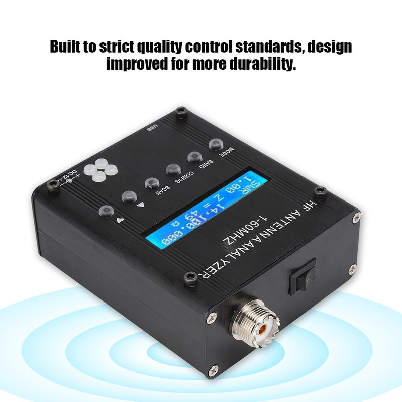 MR300 Bluetooth Digital Shortwave Antenna Analyzer 2.0V pp(Typical) Adjustable