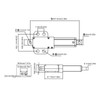 Electric Micro Linear Actuator, 75 mm Stroke, Robust Mini Linear