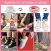 BOYATONG Laces Quick Release Rubber Laces Without Tying Shoelaces Without