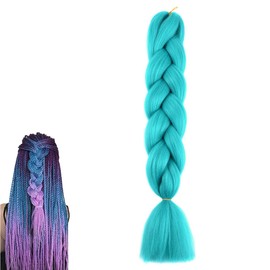 prinfantasy BZ027 Braiding Braids Extension Blue Synthetic Hair Braiding Hair