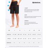 G Gradual Women's 9" Long Swim Board Shorts with Pockets