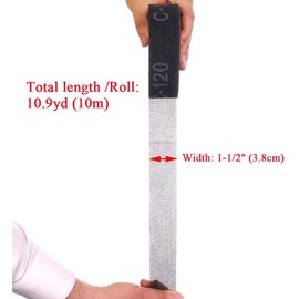 Silicon Carbide Sanding Mesh | Sanding Screen Roll 1-1/2" x 10.9yd (3.8cm x 10m) 180 Grit