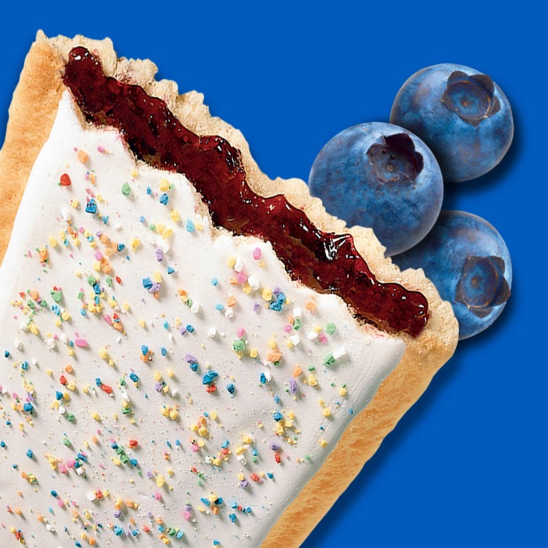 Pop Tarts Kellogg's Pop Tarts Toaster Pastries, Frosted Blueberry 8ct,