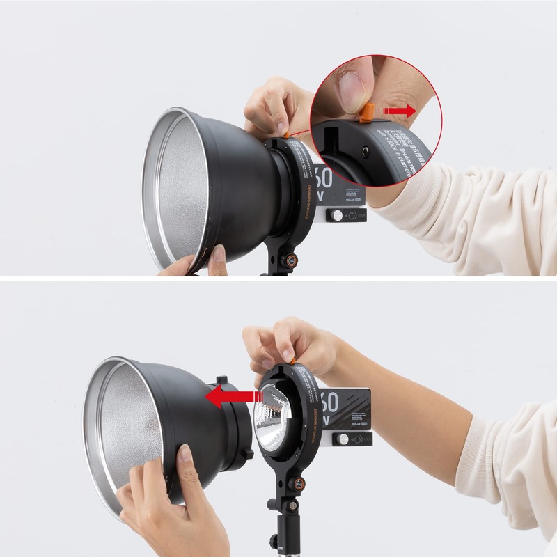 ZHIYUN Adapter A for G60 Video Light from Bowens Mount