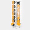 Coffee Pod Holder Tower Stand Rack Revolving Rotating 28 Capsules