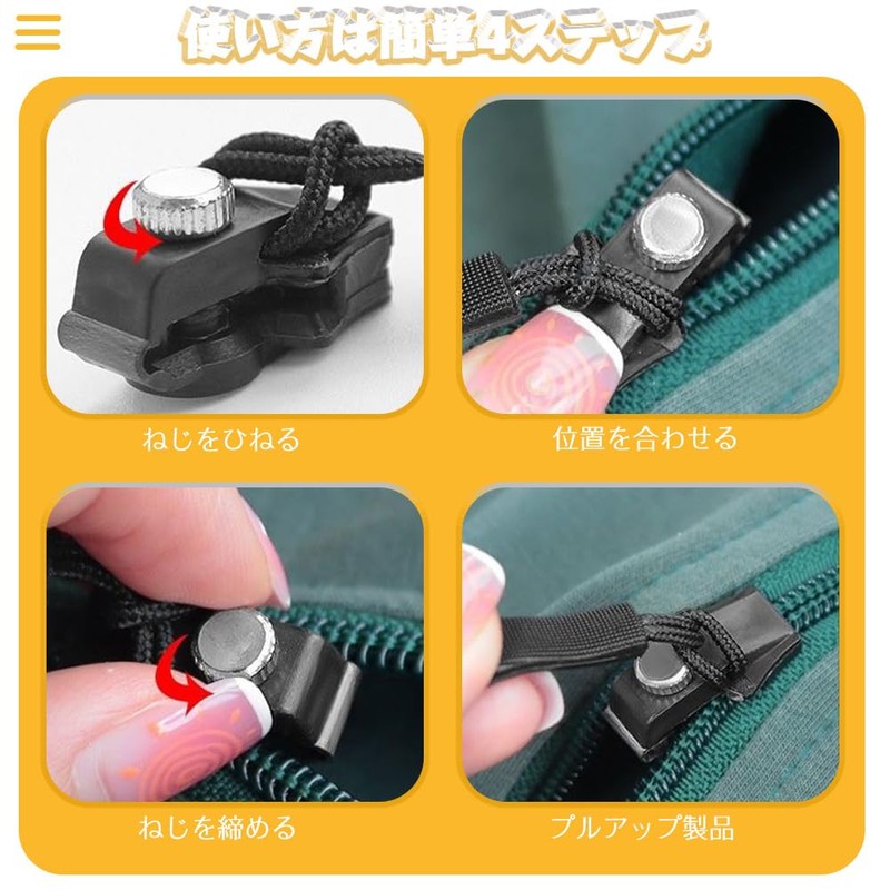 Zipper Repairer 3 Sizes 9 Pcs Zipper Repair Slider Zipper