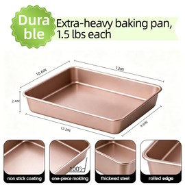 9x13 Inch Aluminum Foil Pans (20 Pack) + Nonstick Pan (1 Pack)
