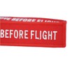BLACK SHEEP BRANDS Remove Before Flight Double Sided Embroidered Fabric