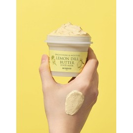 [Brightening Wash Off Pack] Lemon Dill Butter Food Mask 120g / [브라이트닝 워시오프팩] 레몬딜버터 푸드마스크 120g