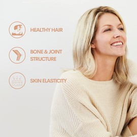 Collagen Powder Unflavoured Collagen Peptides with essential Vitamins (Hyaluronic acid, Biotin, Vitamin C, B12, etc) Tasteless easy dissolving formula – UK Made