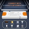 DUSKTEC LED Driver 24V 60W, IP44 Slim Switching Power Supply,